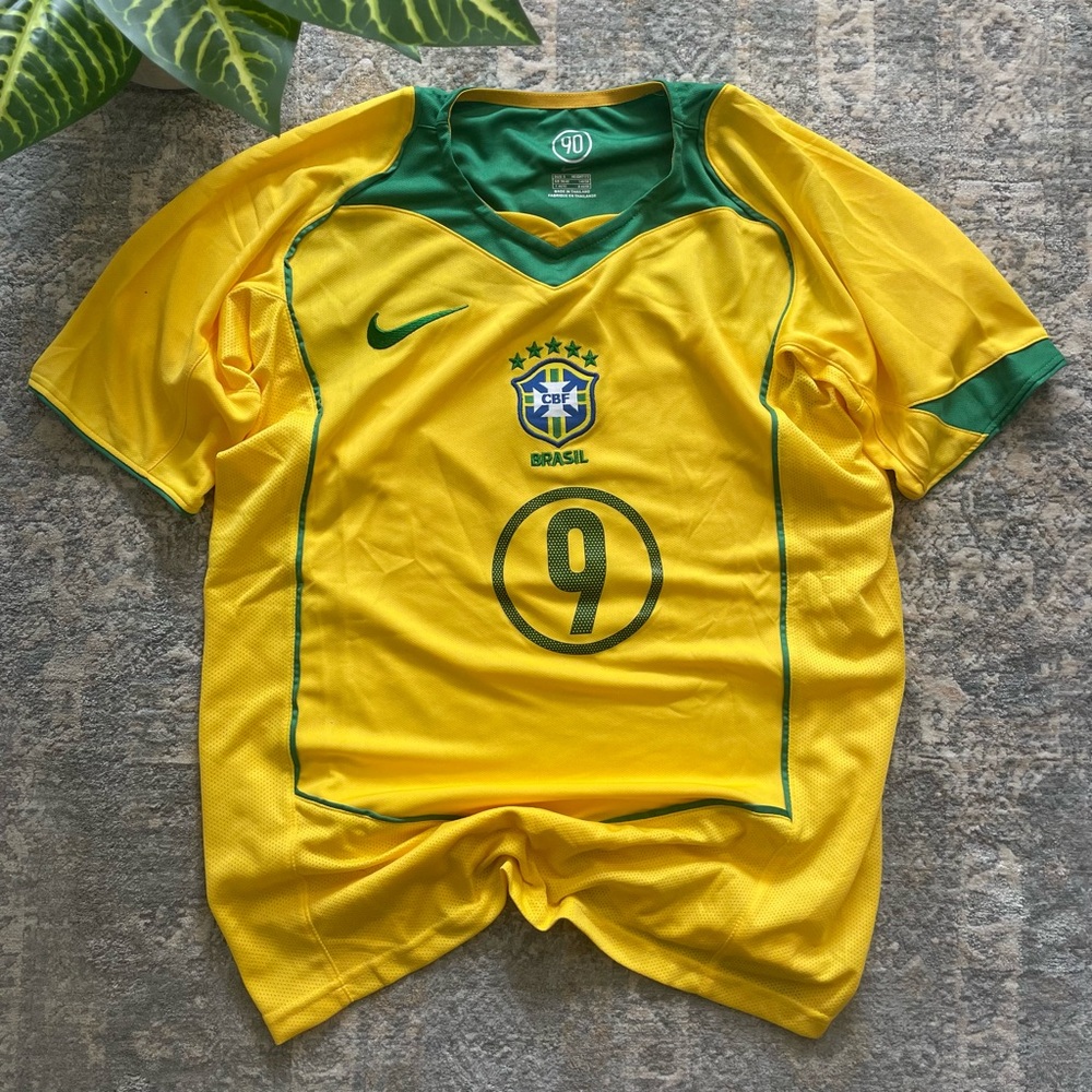 Retro Nike Brazil Soccer Football Jersey small men’s